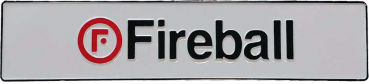 Fireball Autokennzeichen