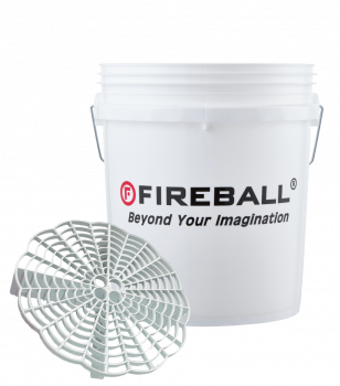 Fireball Wascheimer (Weiß) mit Grit Trap